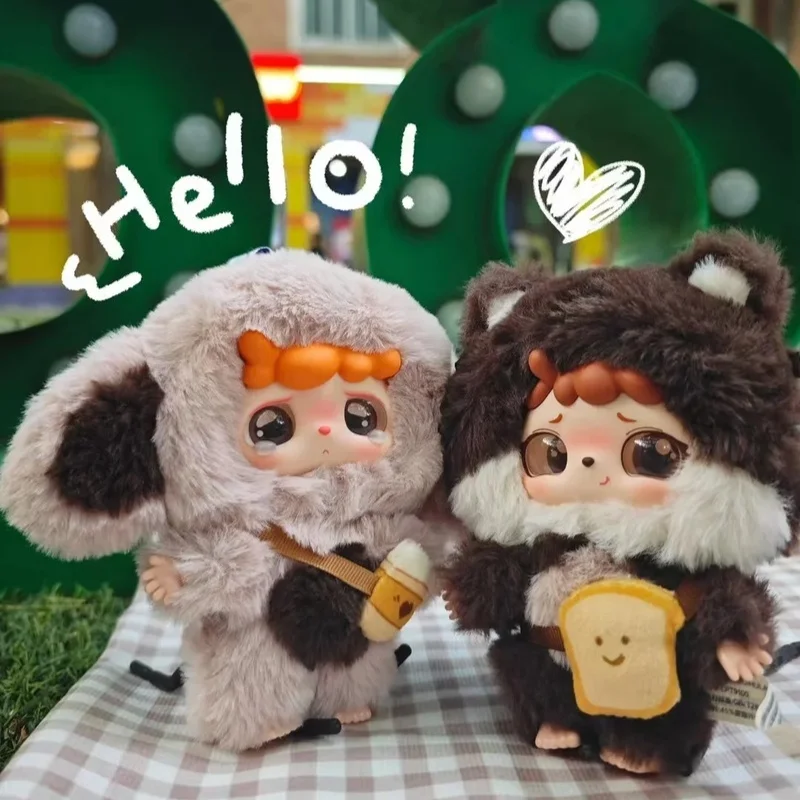 Three Year Old Child New Ip Mi Rabbit Rabbit Blind Box Creative Backpack Hangin Accessory Action Figure Toy Cute Doll Mysterious