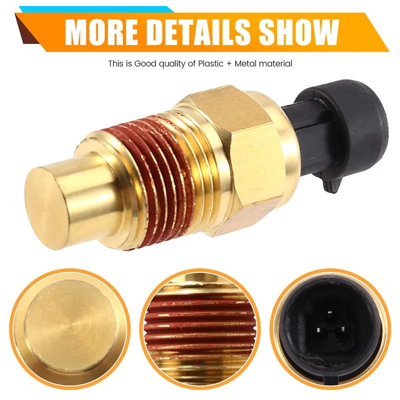 굴삭기 온도 센서 87709775 F4BE0484C D601 케이스 엔진 부품용 WX145 WX165 WX185 WX210 WX240에 적합