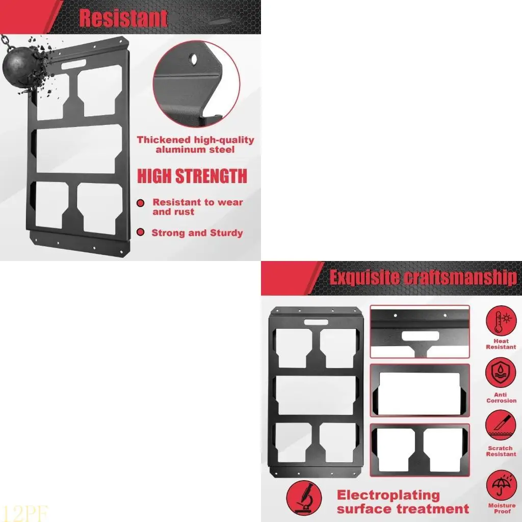 12PF Wall Mounting Plate For Packouts Tool Boxes Storage Rack Half Plate Mounting Plate