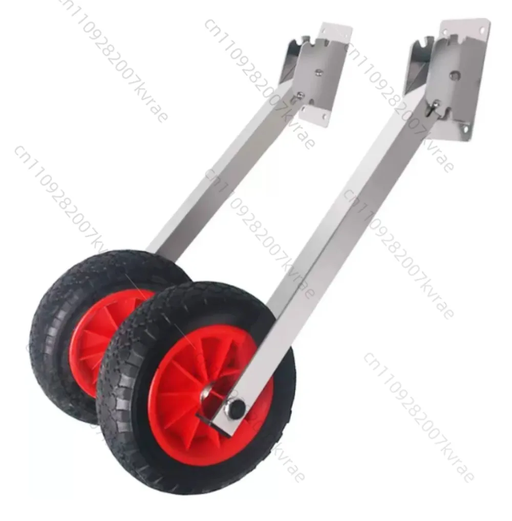 Rubber Boat Small Trailer Fishing Boat Inflatable Aluminum Alloy Tail Wheel Sport Boat Special Tail Wheel