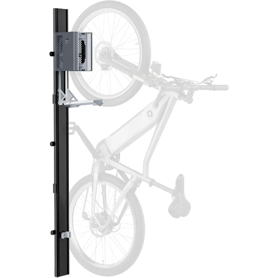

Automatic Lift Bike Rack Fits 24-29 Tires Heavy-Duty Vertical Wall Rack for Bicycles Up to 71 lbs - Effortless Lifting Easy Ins