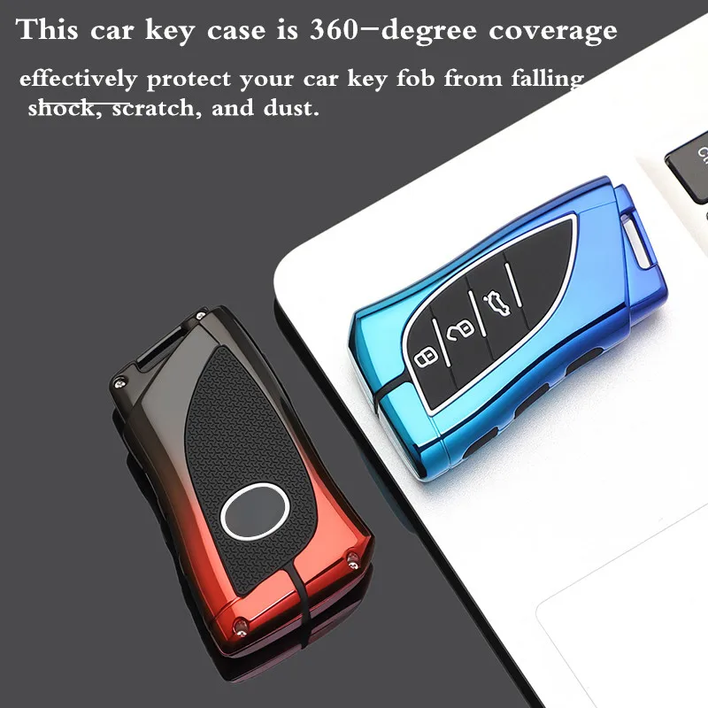 For Lexus ES350 ES300h UX200 LS500 LS500H LC500 LC500h Protection Key Shell Case Keychain  Car Accessories