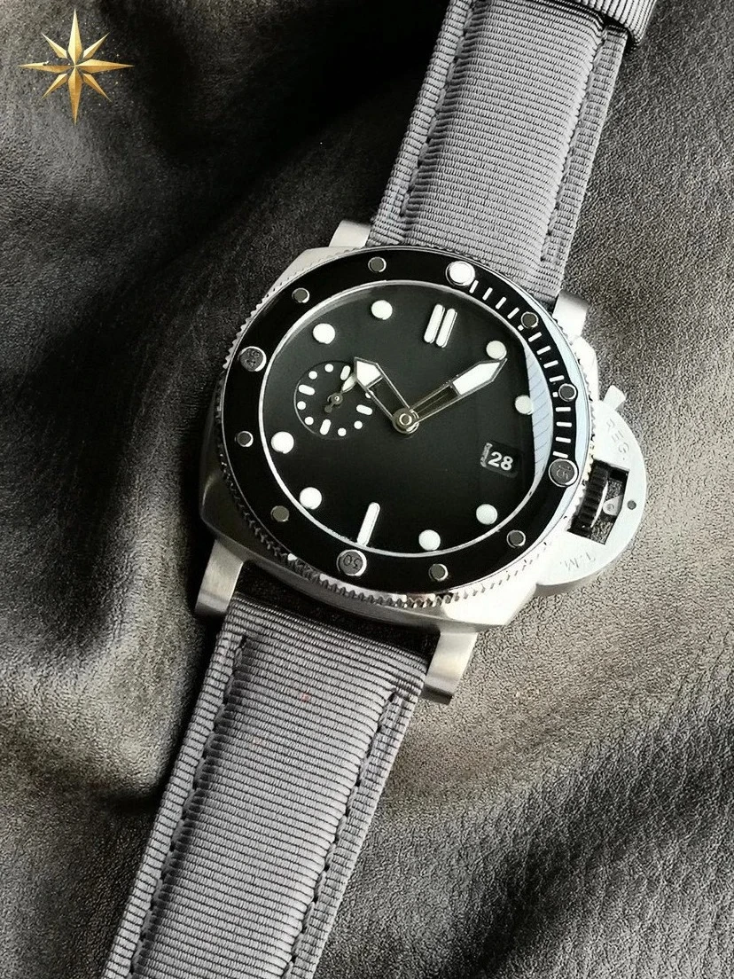 맞춤형 자동 기계식 스테인리스 스틸 시계 사파이어 크리 - Luxury Watch Leather 리뷰 및 가격