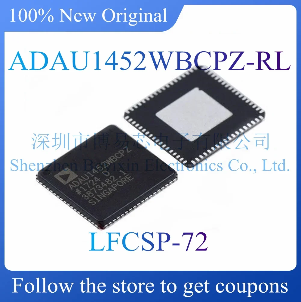 NEW ADAU1452WBCPZ-RL.Original Product.Package LFCSP-72