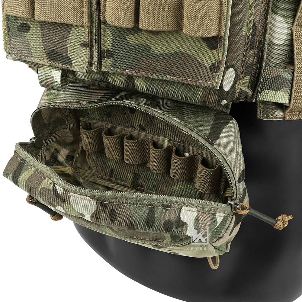 KRYDEX MK3 MK4 Micro Fight Chassis Chest Rig Modular Airsoft Hunting Combat Tactical Carrier Vest w/ 5.56 7.62 Magazine Pouch