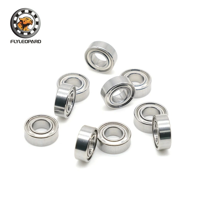 S687ZZ Bearing ABEC-7 10PCS 7x14x5 MM Miniature SUS440 Stainless Steel S687Z Ball Bearings S618/7ZZ