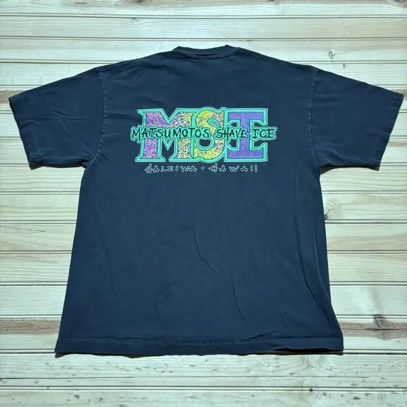 Vintage 90S Matsumoto'S Shave Ice Haleiwa Hawaiian Promo T Shirt Size Large