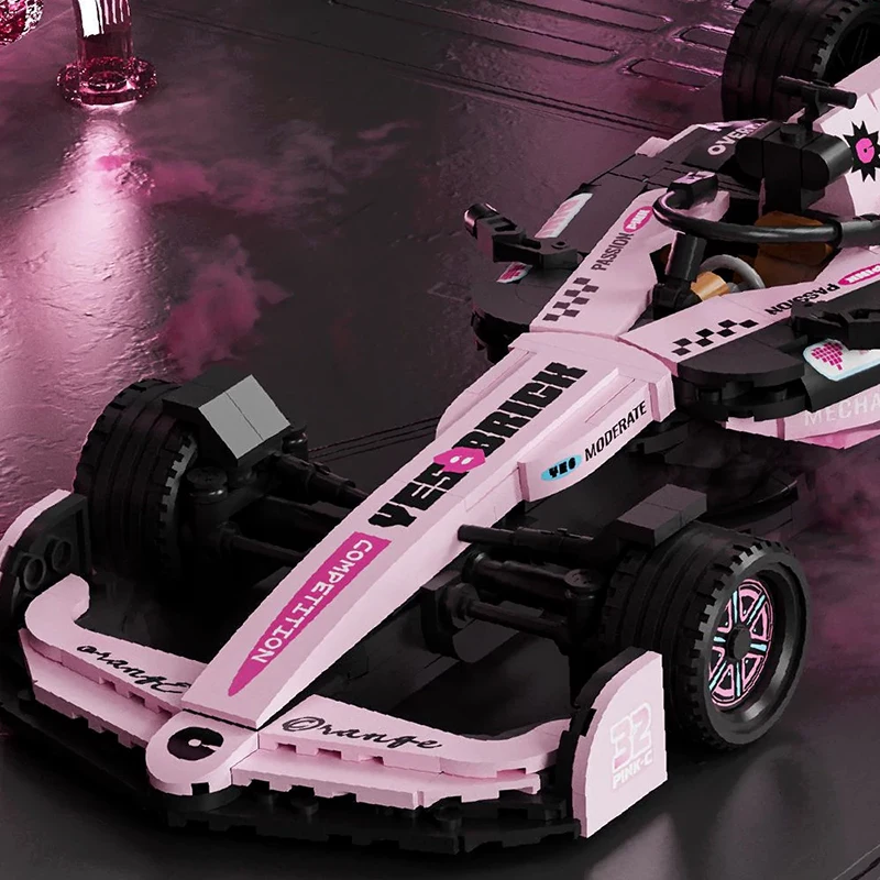 

921pcs Racing ornaments, building blocks, children's boys' puzzle toys, technology trends, puzzle assembly toys, model gifts ﻿