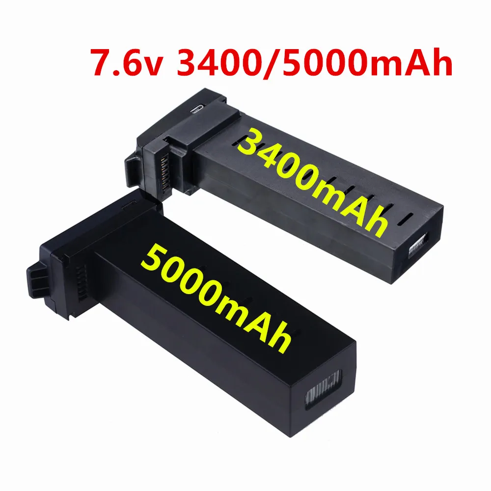 

Аккумулятор LiPo 7.6V 3400MAH/5000MAH для радиоуправляемых дронов SG906 PRO/SG906 MAX/MAX2 X193 PRO/X7/X8 PRO GPS, аксессуары