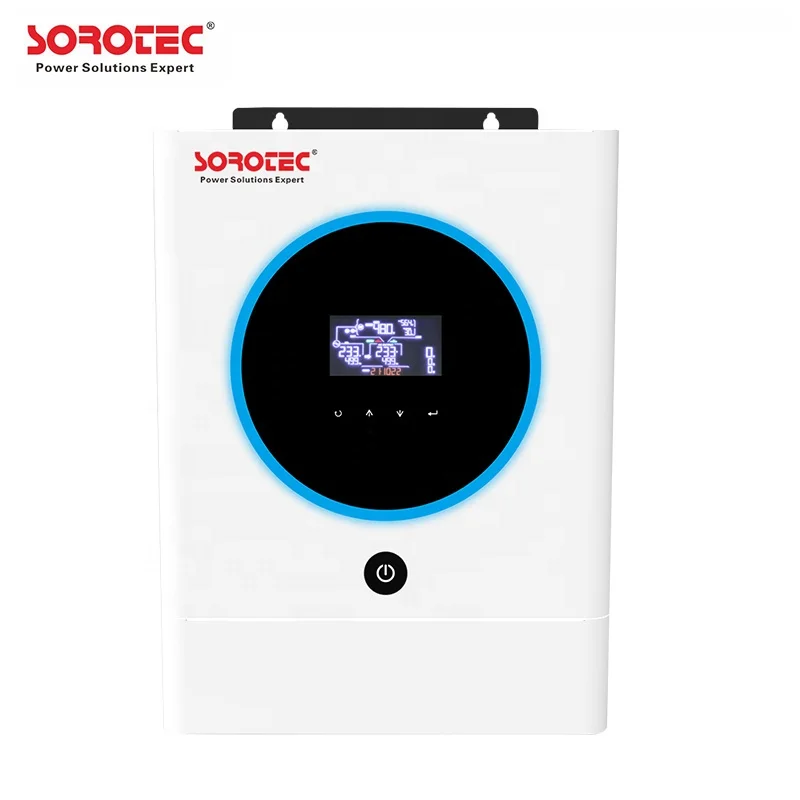 POWER 5.6KVA MPPT 450Vdc PV Input 220V 48V 5.6Kw on Off Grid Tie Hybrid Solar Inverter