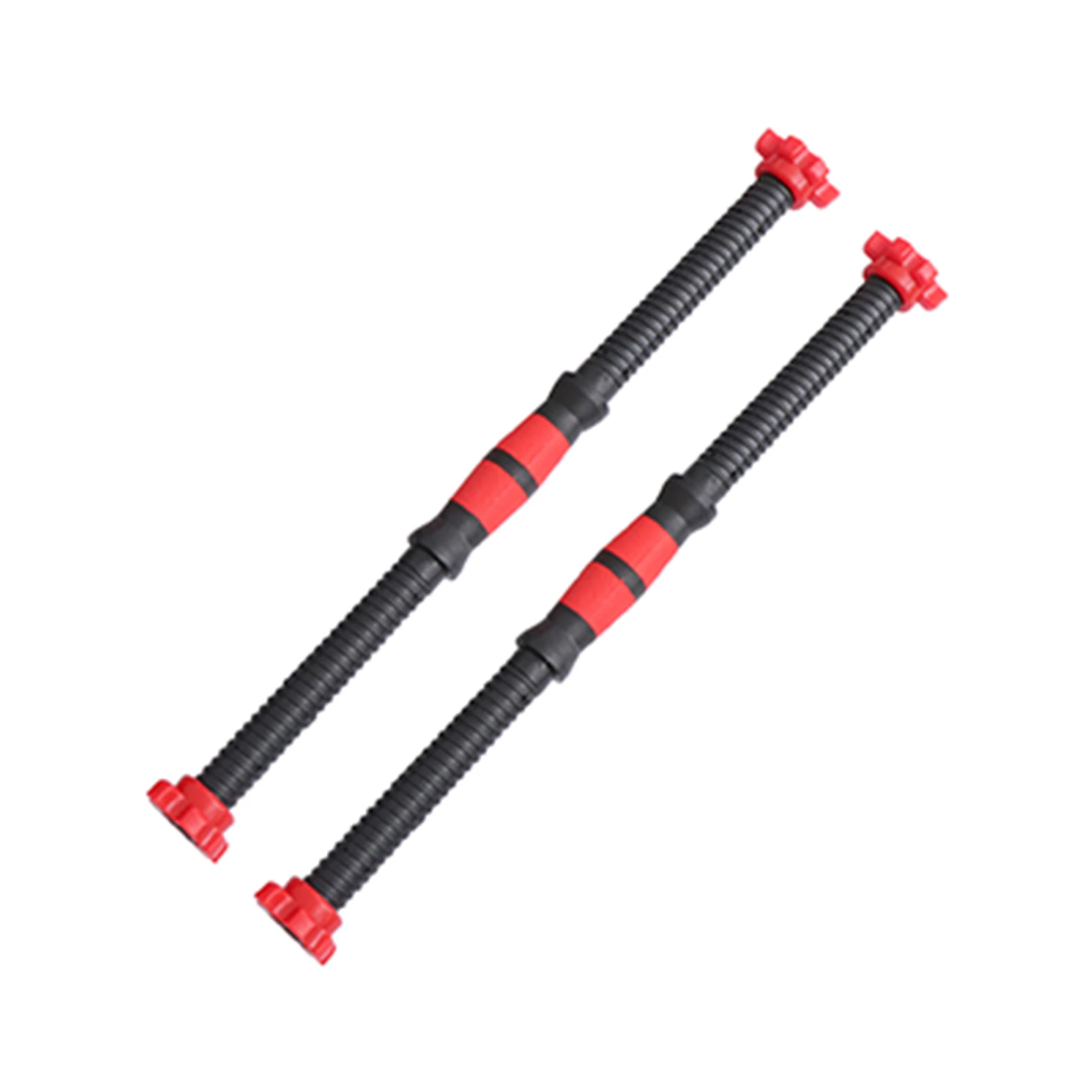 

2pcs Dumbbell Handles Heavy Duty Knurled Grip Home Gym Weight Lifting Spinlock Collars Fitness Equipment Chrome Threaded Bars