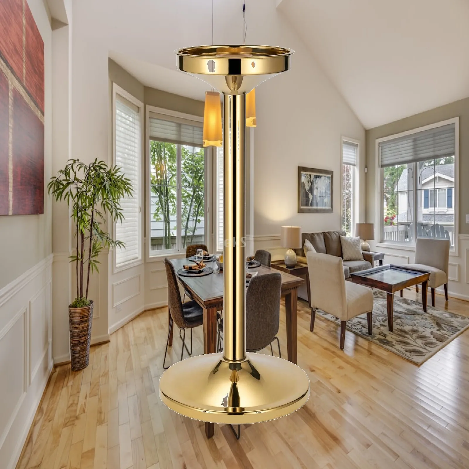 Ice Bucket Stand Freestanding Champagne Bucket Stand Stainless Steel for Hosts, Bartenders, Home Bar, KTV, Lounge