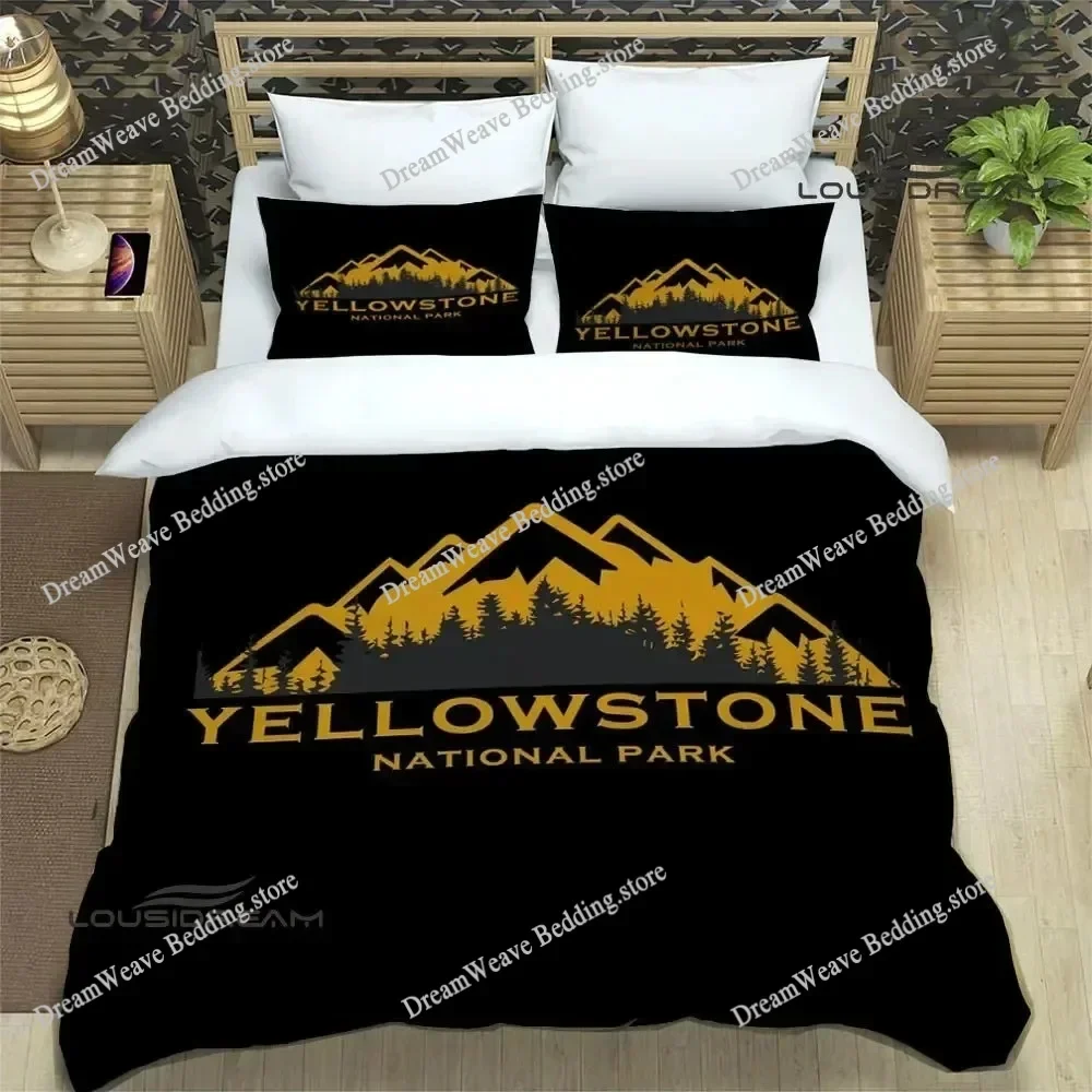 Movie Yellowstone Printed Bedding Sets Exquisite Bed Supplies Set Duvet Cover Bed Comforter Set Bedding Set Luxury Birthday Gift