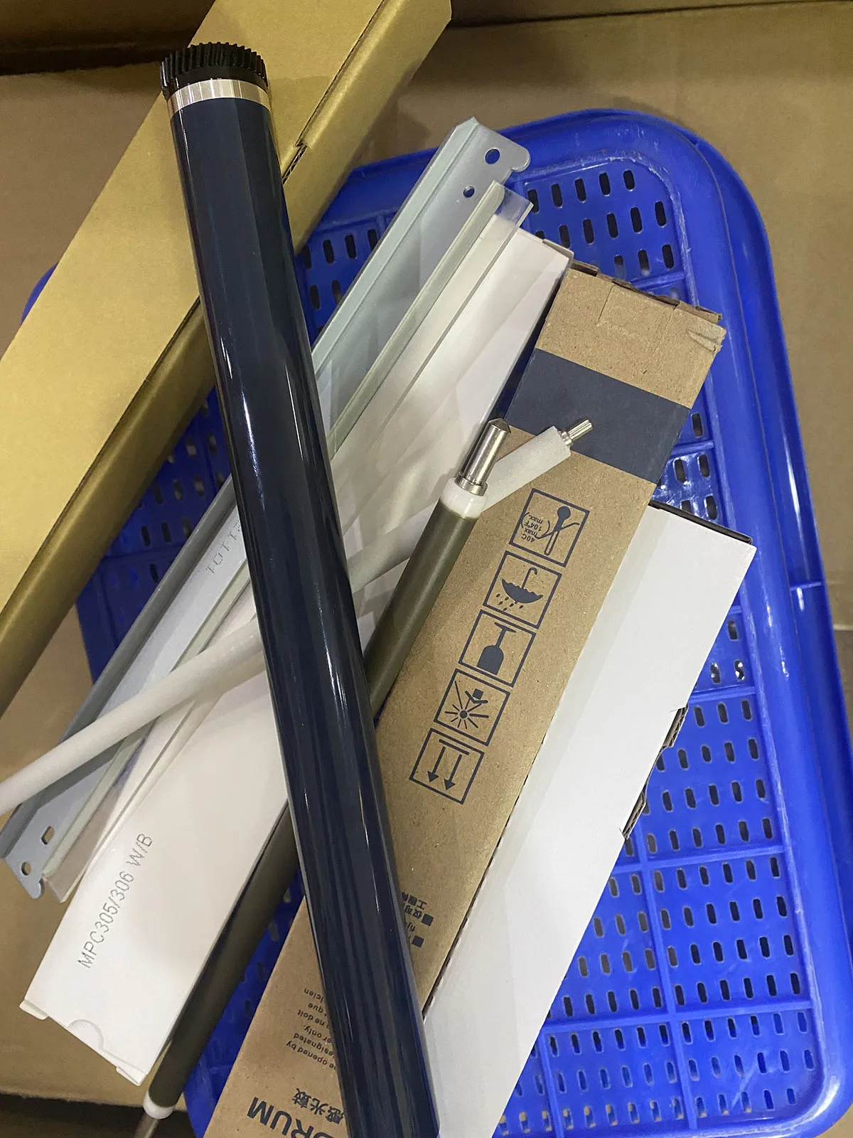 

Комплект для восстановления барабанного блока для Ricoh MPC305 MPC306 MPC307 MPC406 MPC407 OPC Лезвие для чистки барабана PCR Чистящий ролик