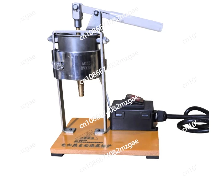 

220V Casting Lead Furnace, Lure Sinker Mold Automatic Feeding Tin Furnace, Lever-Type Lead Furnace