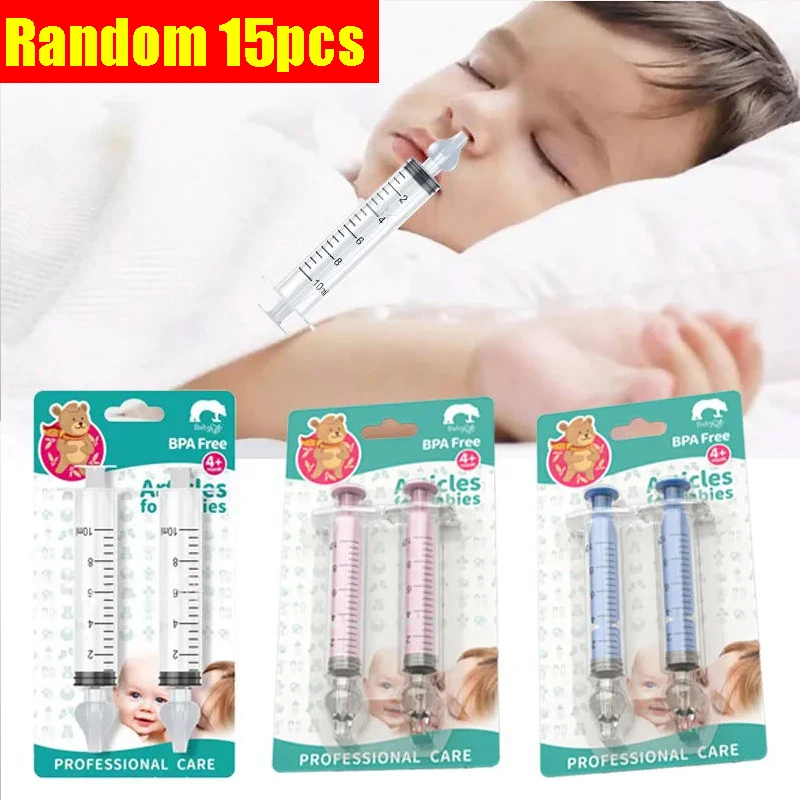 10ML Baby Nasal Aspirator Syringe Baby Nose Cleaner Rhinitis Nasal Washer Irrigator Baby Nose Washing for Children