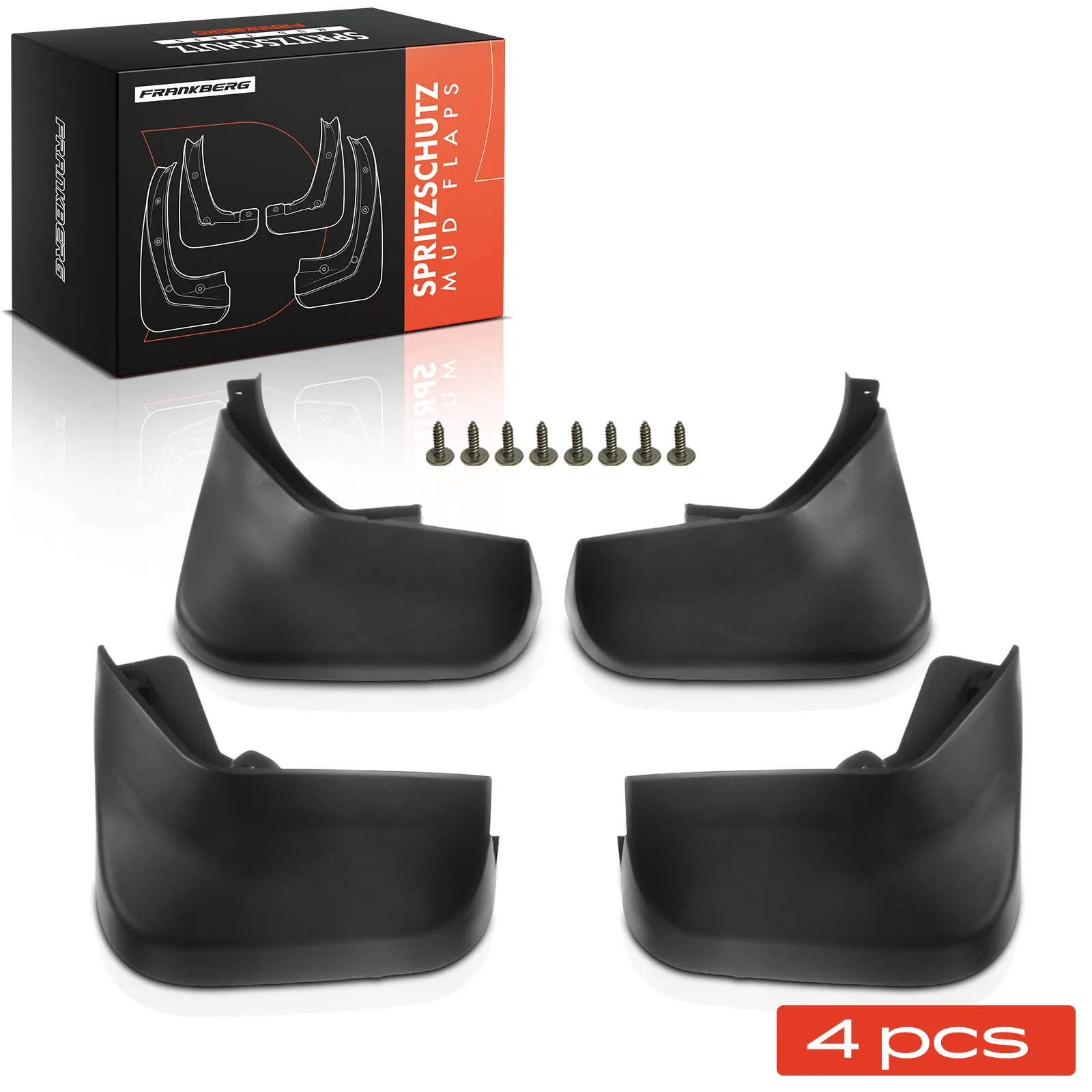 Frankberg 4x spatbord voor en achter voor Audi A6 4F C6 Avant Allroad 2004-2011