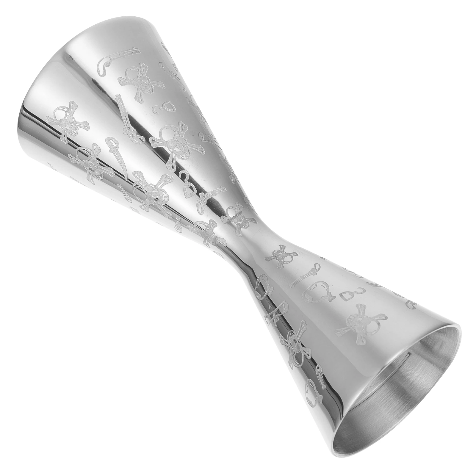 

1pc Stainless Steel Double-head Jigger Measuring Cup Ounce Tool Accessory Cocktail Skull Head Kitchen Bar Gadgets