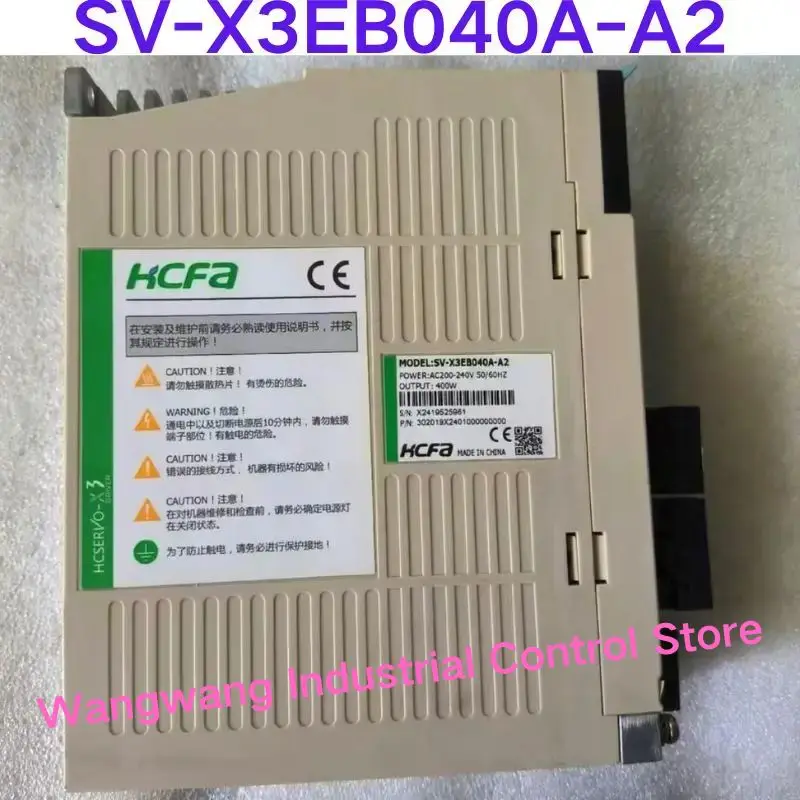 Second-hand test OK , 400W servo  drive SV-X3EB040A-A2