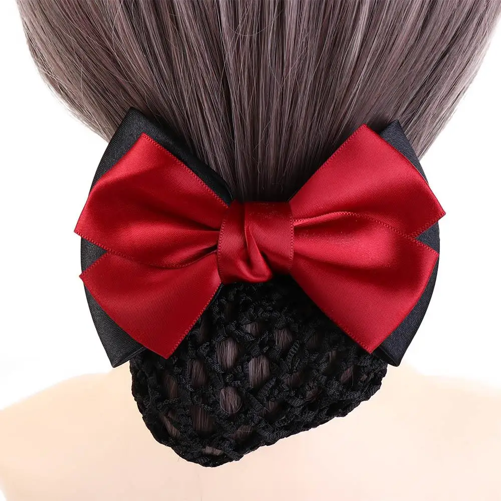 Lint Kantoor Dame Haarclip Strik Haargrepen Netto Knot Haarbedekking Netto Knot Haak Vrouwen Barrette Net Knot Snood