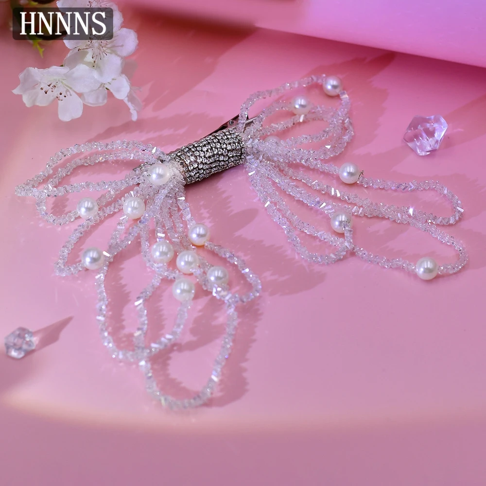 TOPQUEEN أنيقة الزفاف الزفاف مطرز مشبك شعر اليدوية القوس رائعة السيدات مأدبة حفلة كل يوم إكسسوارات الشعر YXA173