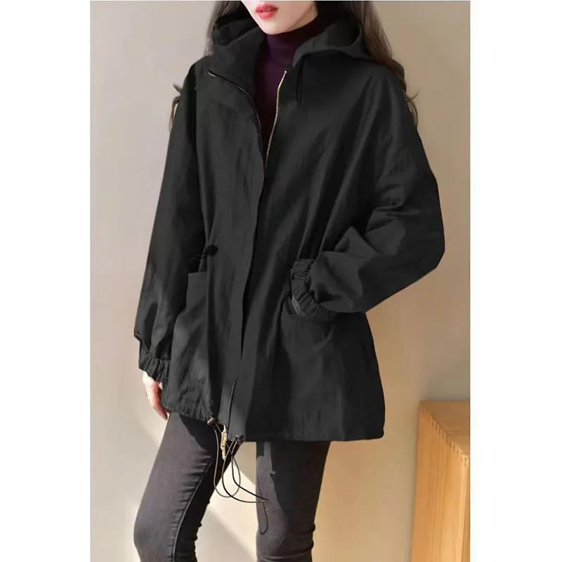 2026 Summer Clothing Outdoor Jackets Fitting Clothes Women's Lightweight Mid-length Windbreaker Jackets
