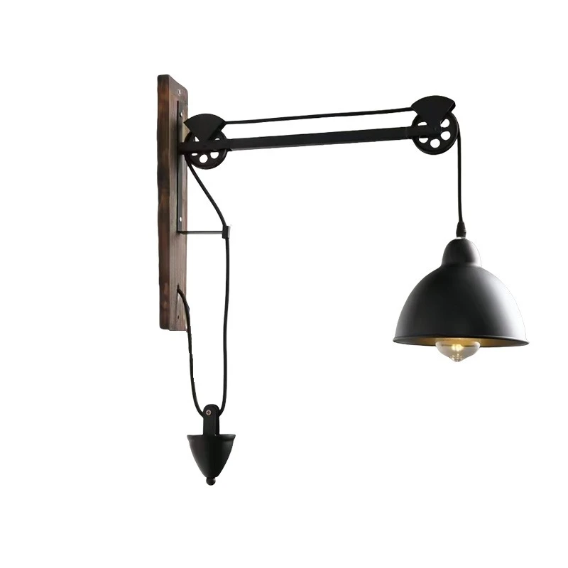 Retro Industrial Iron Wall Light Corridor Staircase Restaurant Loft Bedroom Lamp Home Interior Personality LED Lighting Fixtures
