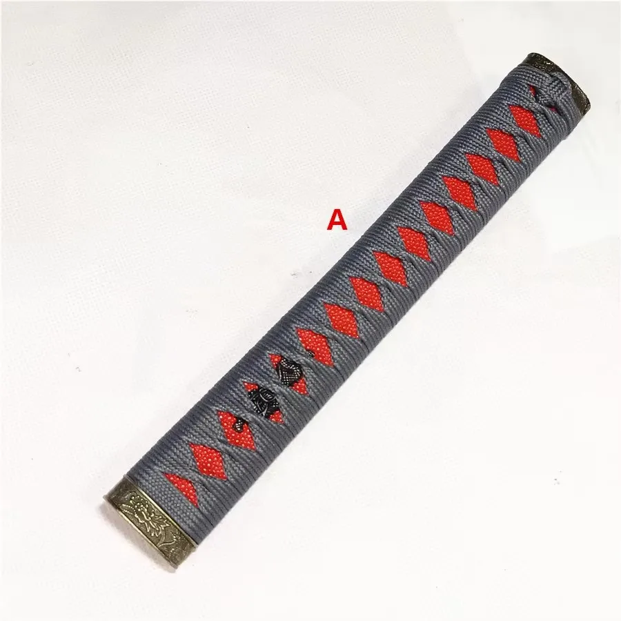 26cm*Tsuka Handle Alloy Tsuba+Menuki+Fuchi+Kashira+Handle+Habaki+Seppa Japanese Samurai Sword Katana Wakizashi Fittings