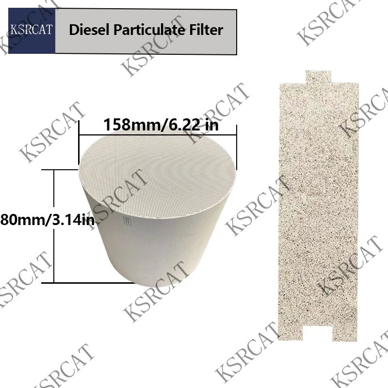 DPF Diesel Car Particle Trap 158*80MM No Standard Particulate Filter Diesel Particulate Filter Dpf