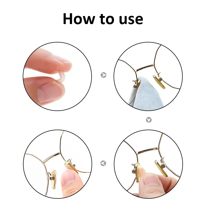 New Soft Anti-slip Glasses Nose Pads EVA Adhesive Sweat Absorb Nose Pads Eyeglasses Stickers Eyewear Accessories