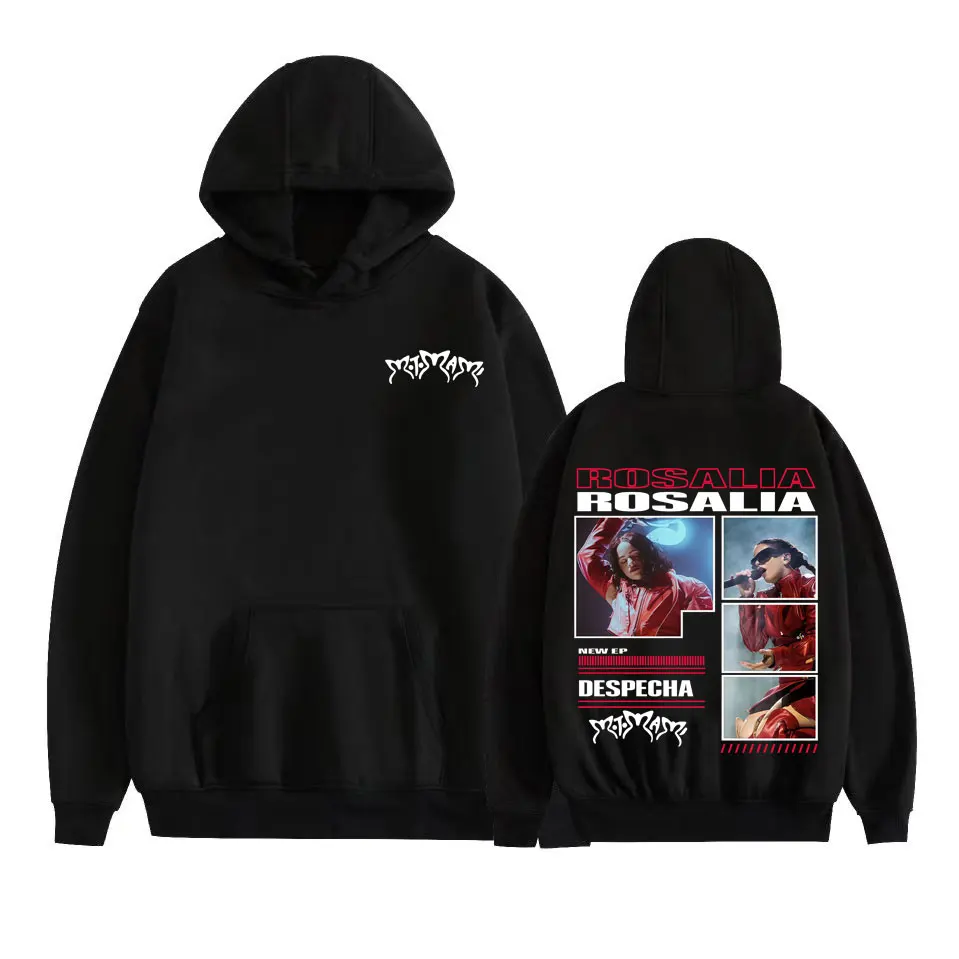 Singer Rosalía Motomami Tour 2025 Hoodies Men Women Clothing Harajuku Aesthetic Sweatshirts Casual Fleece Long Sleeve Pullovers