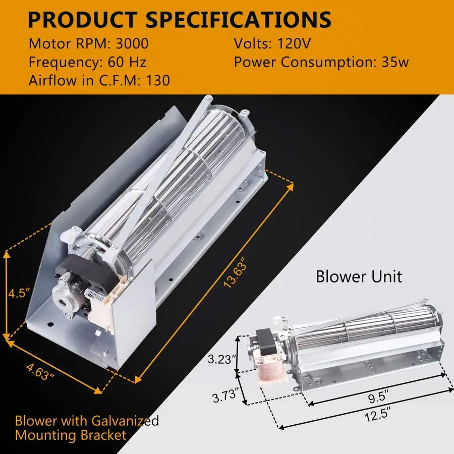 FBK250 مجموعة منفاخ الموقد لـ Lennox، Superior، Astria، Rotom HBRB250، 80L86 FBK250 مجموعة مروحة منفاخ الموقد لـ Superior DRT2 #2