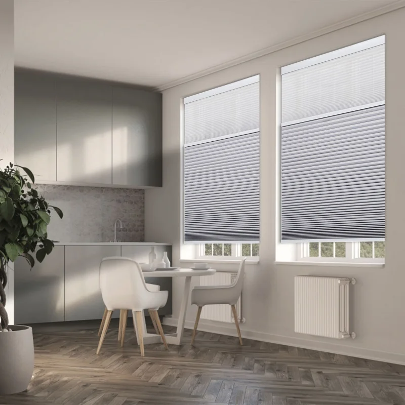 Wholesale Customizable Shades Terylene Fabric Rechargeable App Remote Control Electric Honeycomb Cellular Blinds For Roof Window