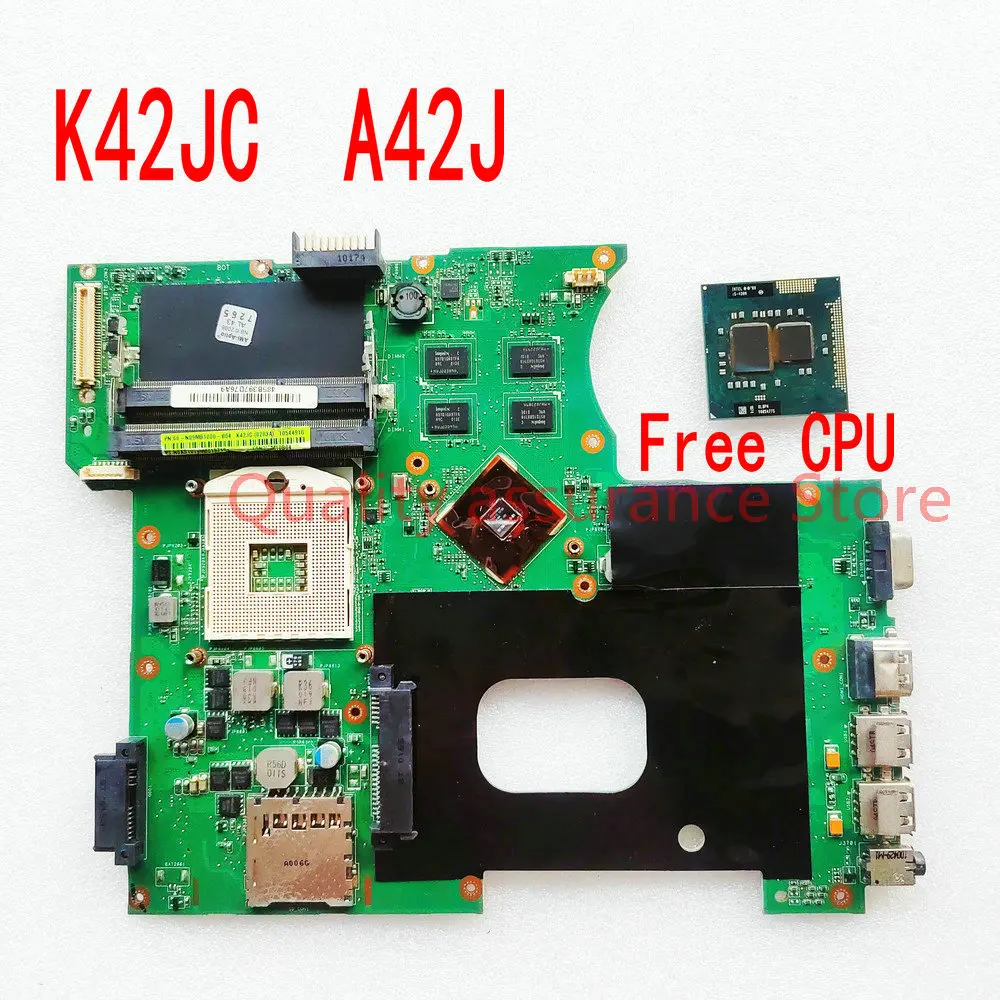 

K42JC Main board For ASUS K42JZ K42JE k42JK X42J A42J K42JC Laptop Motherboard A42J Notebook 1GB REV 2.0 REV 2.2 DDR3 HM55