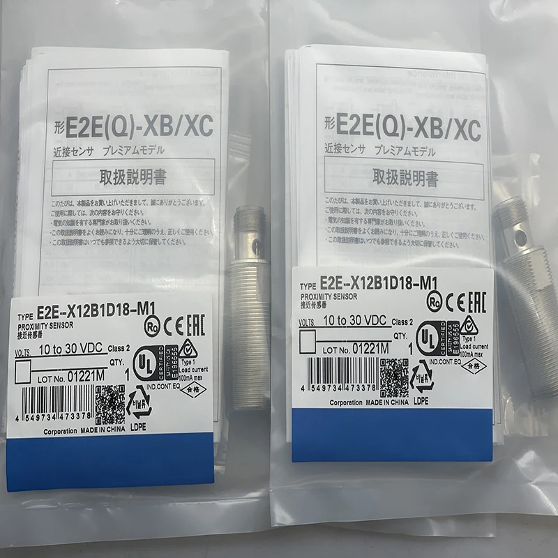 In Stock New Proximity Switch Sensor E2E-X10MB3D12 E2E-X10MB1D12  Reliable Gold Seller One-year Warranty  DHL FEDEX UPS
