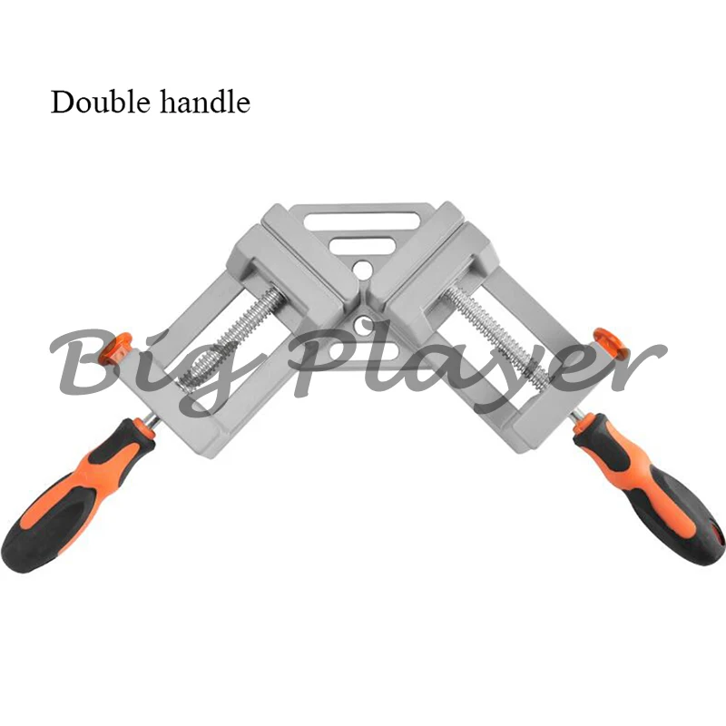 90 Degree Clip Welding Woodworking Right Angle Clamp Photo Frame Corner Clip Woodworking Vise Workbenches Aluminum Alloy Clip