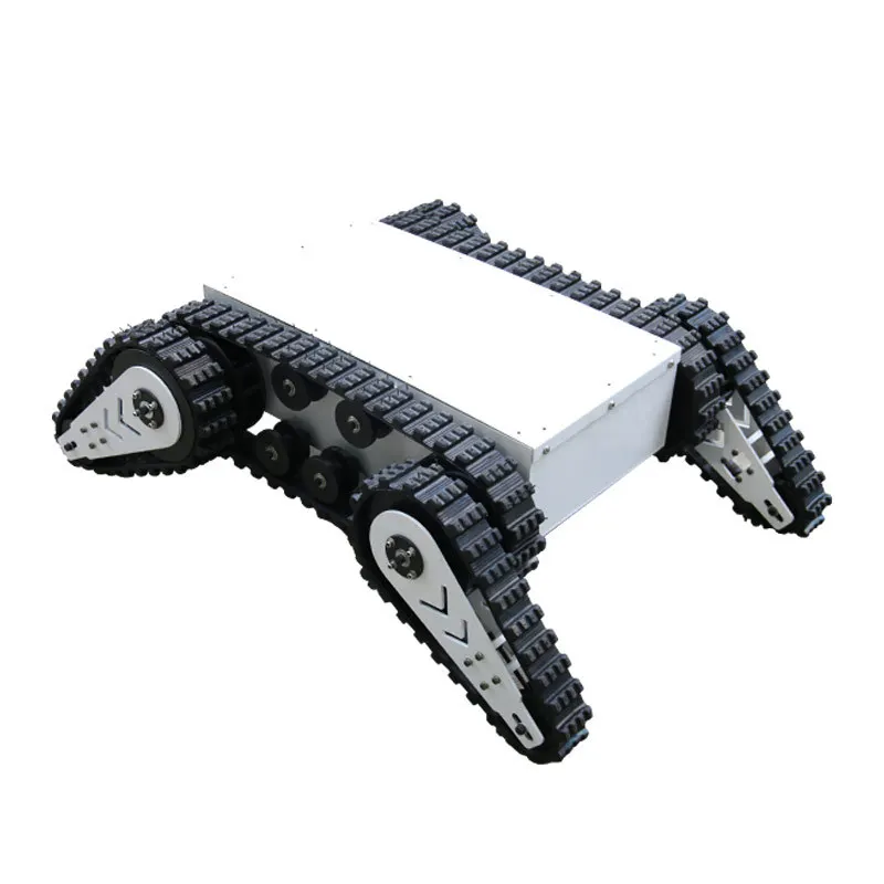 Four swing arm track chassis track machine small electric track chassis