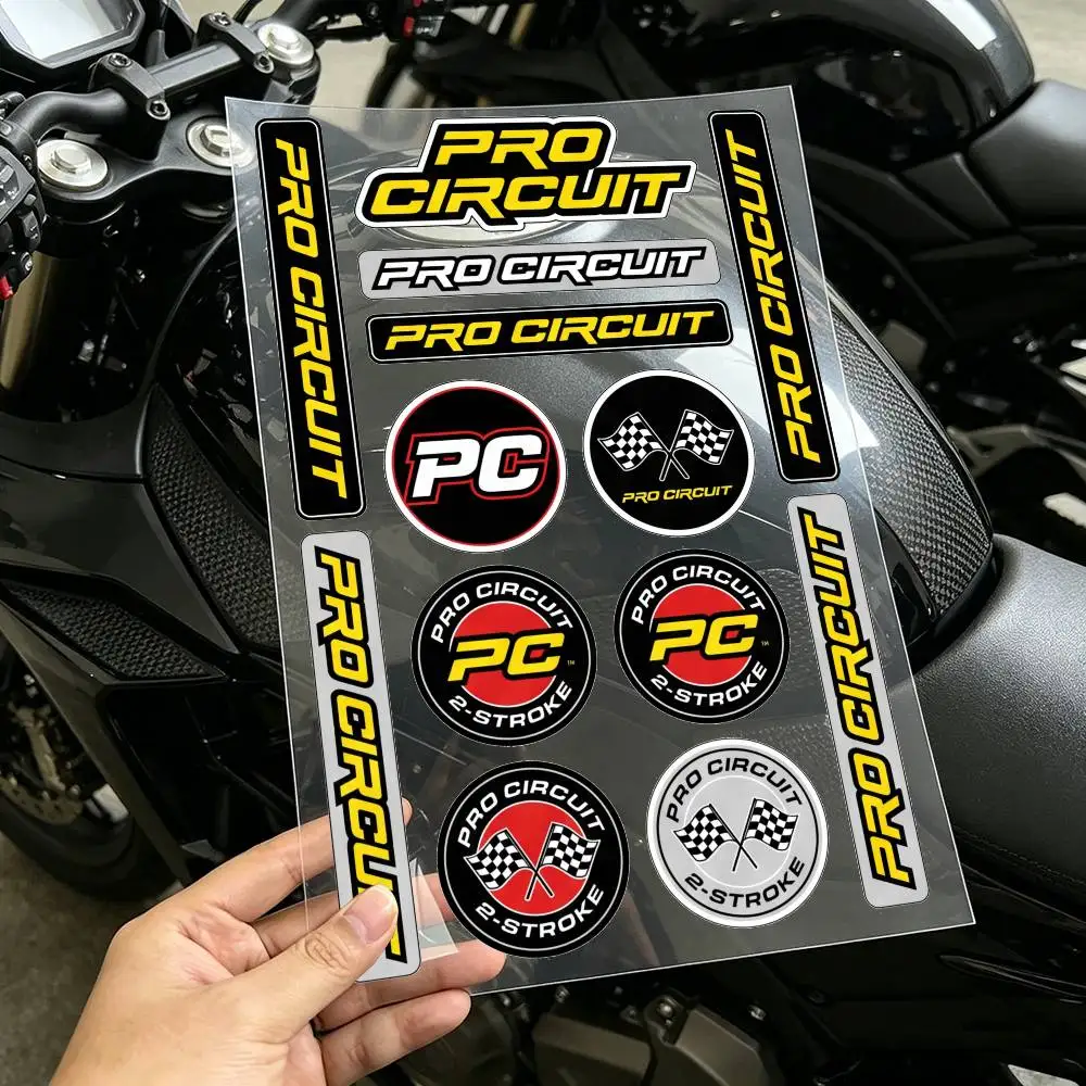 FOR p-Pro c-Circuit All Purpose Reflective Waterproof Scratch Blocker Decal Car Bike Helmet Cup Refrigerator Decorative Stickers - view 5