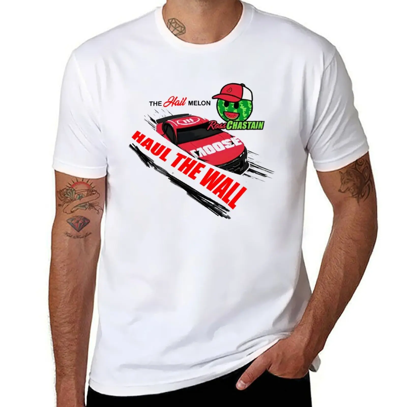 

Haul The Wall - ross chastain watermelon T-Shirt t shirts for man cotton printed t shirts for man T-Shirt