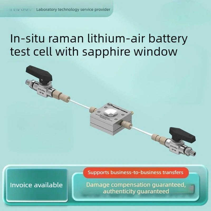 In Situ Raman Spectroscopy Lithium Air Battery Testing Battery High Purity Titanium Sapphire Window