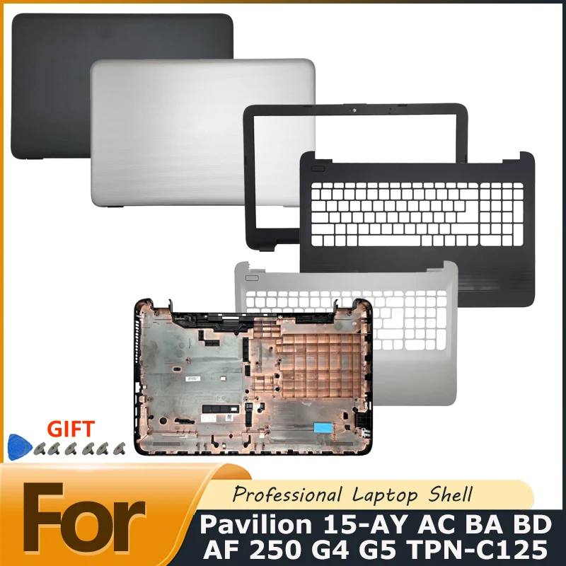 Replacement part for the Screen Back Cover Bezel Palmrest Bottom New Laptop For Pavilion 15-AY AC BA BD AF 250 G4 G5 TPN-C125