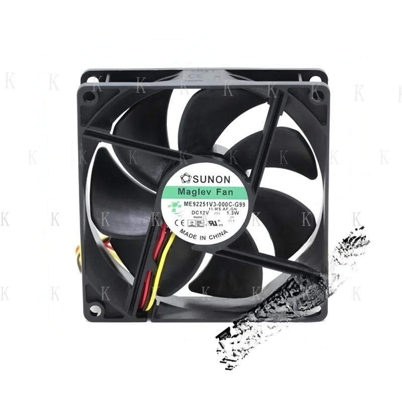 C  FOR  1 PCS    Fan  ME92251V3-000C-G99 DC 12V 1.3W 9225 9cm 3 pin cooling fan # A6–27