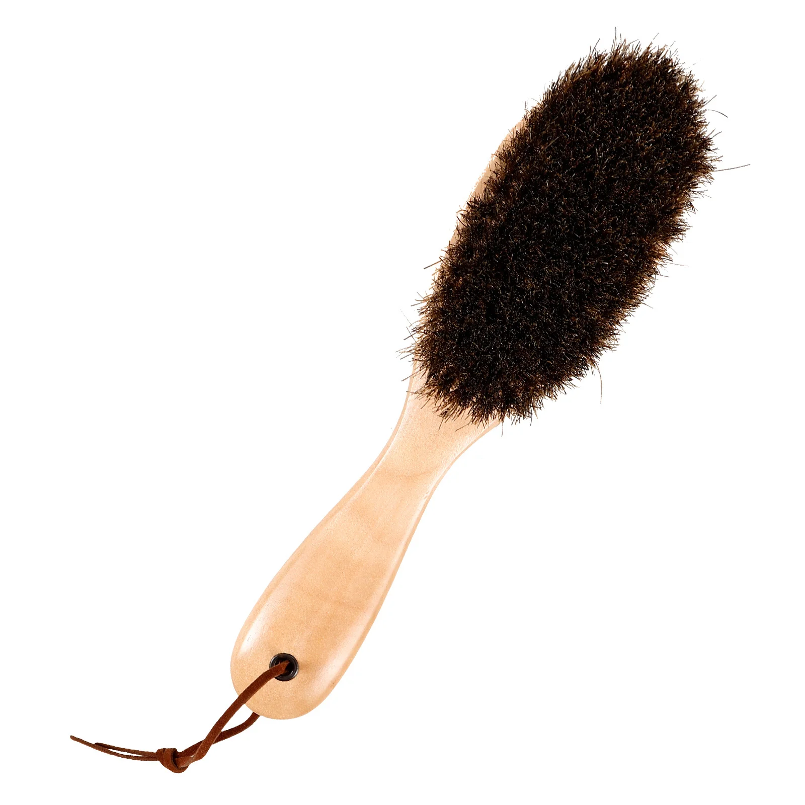 

Horsehair Shoe Cleaning Brush Long Handle Soft Bristles for Fabric Shoes Dedusting and Polishing Portable Shoe Cleaning
