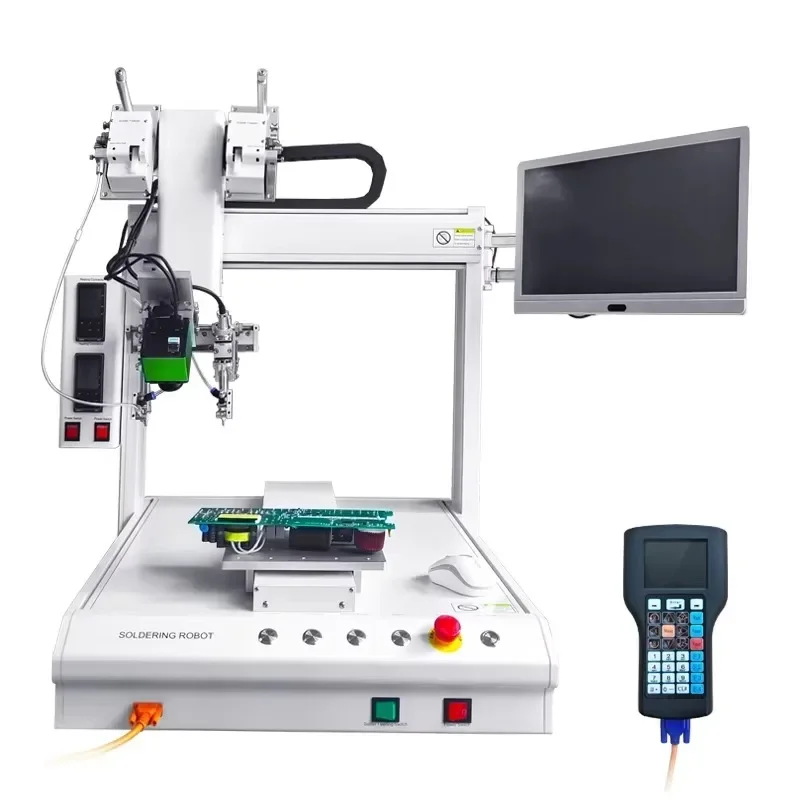 【specialized】4-axis Soldering Semi 360 Degree Auto Solder Machine Automatic Welding Equipment