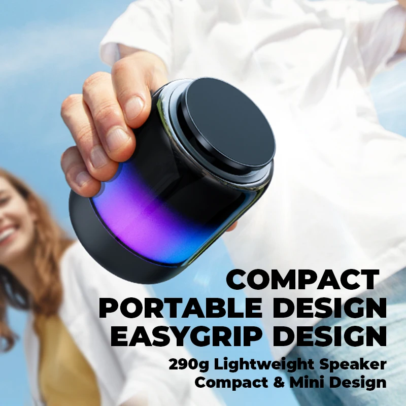 ポータブルミニBluetoothスピーカースタンドは、外出先でのオーディオサポートに便利で持ち運びが簡単です。