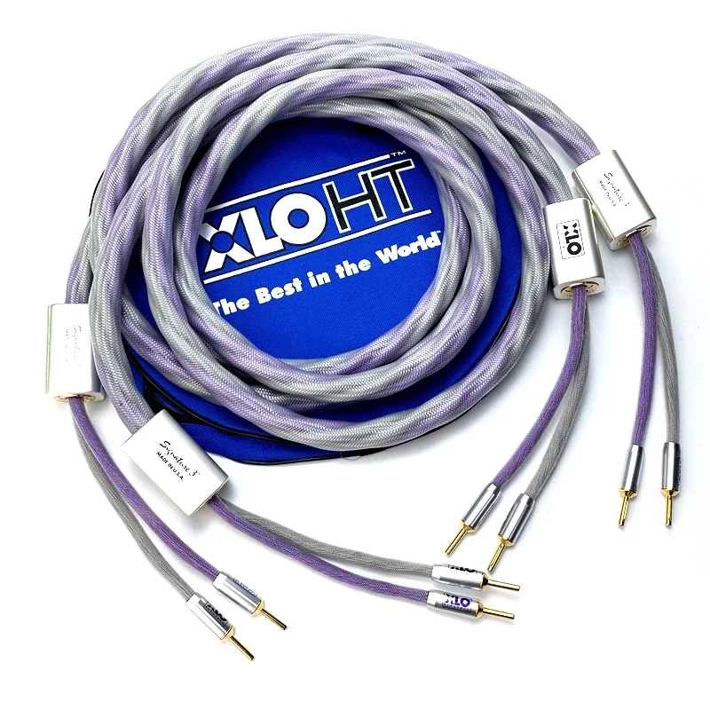 

HiFi Audio Line XLO Signature 3 Speaker Cable Gold Plated Biwire Speaker Wire Banana / Spade Plug