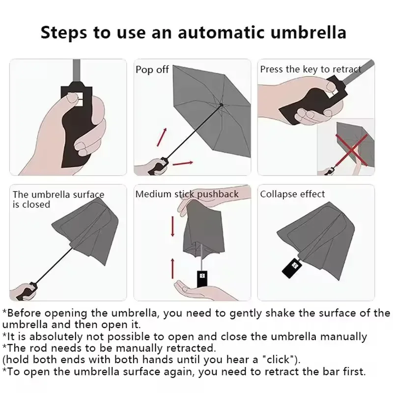 Xiaomi Mijia Automatic Umbrella Anti UV Rain Sun Folding Ultraviolet-proof Reinforce Black Glue Windproof Large Size Travel New