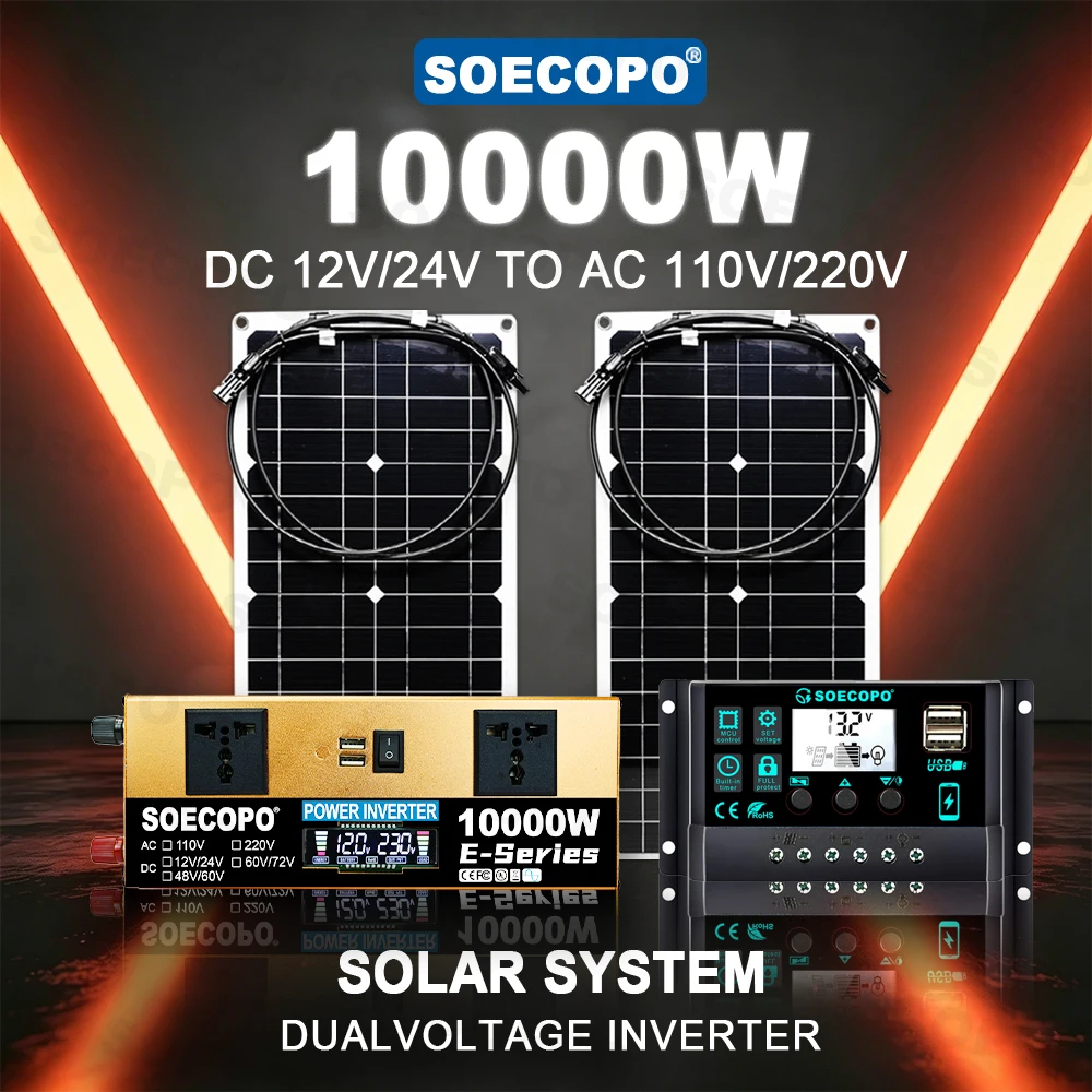 Off Grid Solar Kit - Goedkopere optie 10000W Off Grid zonne-energiesysteem
