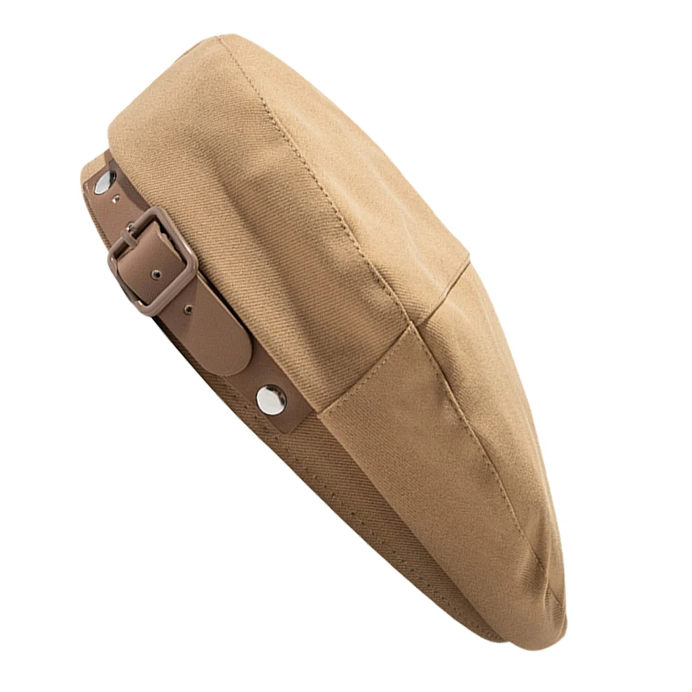 

Sun Protection Beret Lady French Hat Caps Simple Solid Color Clothing Man