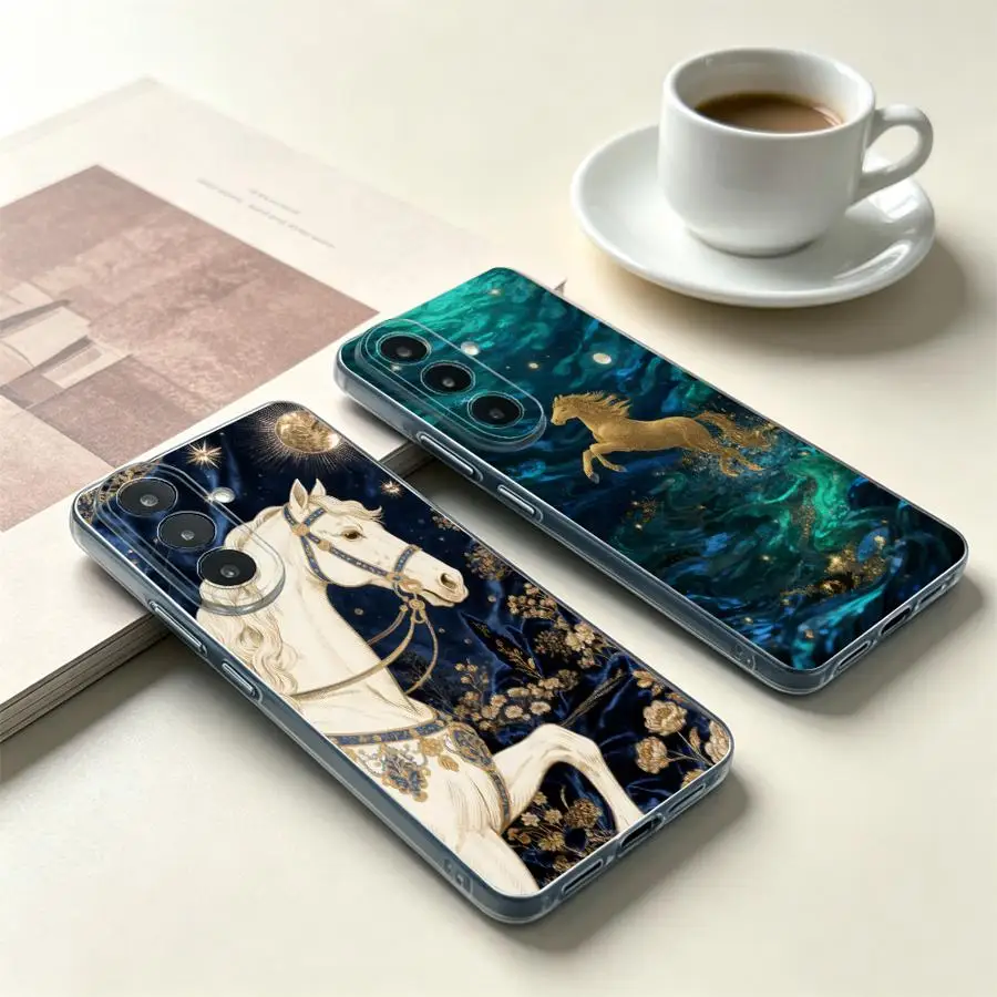 Case for Samsung Galaxy A54 A15 A55 A23 A25 A51 A52 A31 A33 A52 A26 A24 A56 A50 A14 A16 A36 A27 A34 A35 Phone Cover Horror Wave
